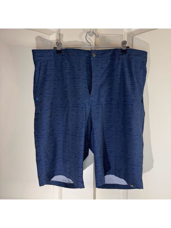 adidas Other - Adidas Ultimate 365 Print Men's Golf Shorts in blue with a striped pattern 38